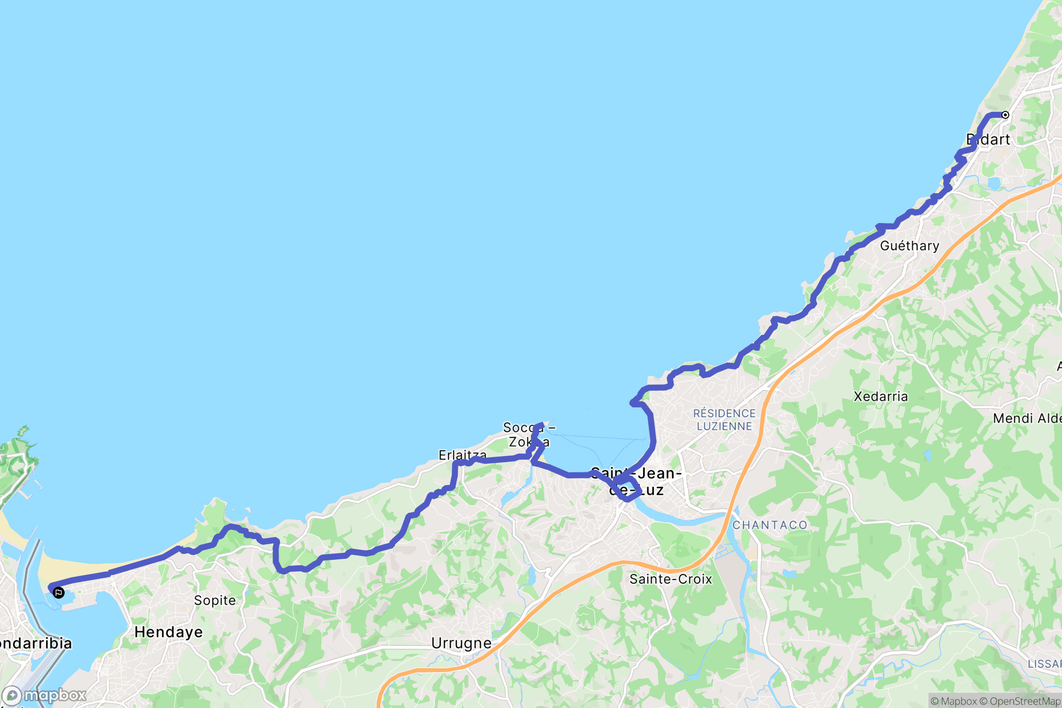 Bidart: routekaart voor buitenactiviteiten - France