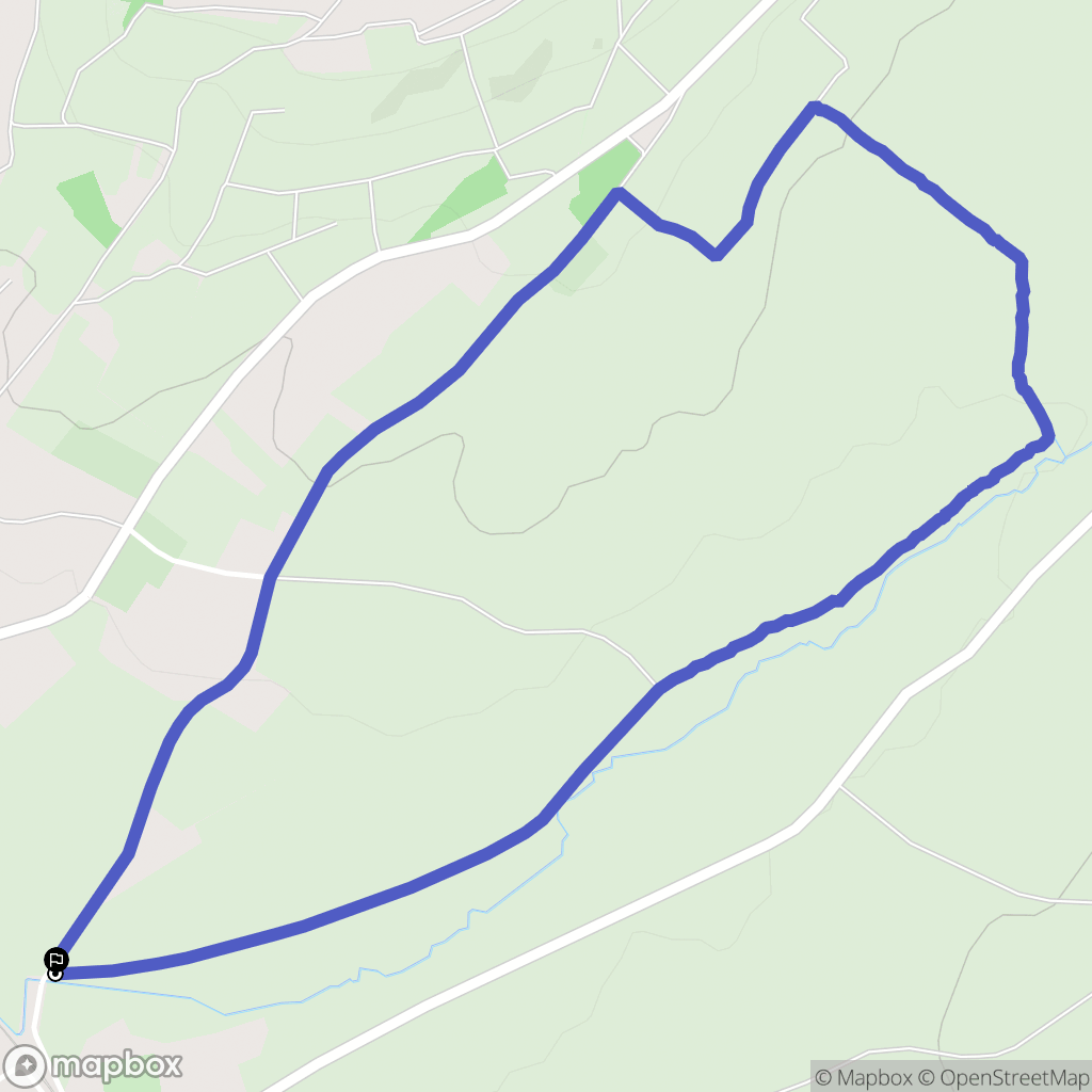 Bar-sur-Aube : carte du parcours de randonnée - France