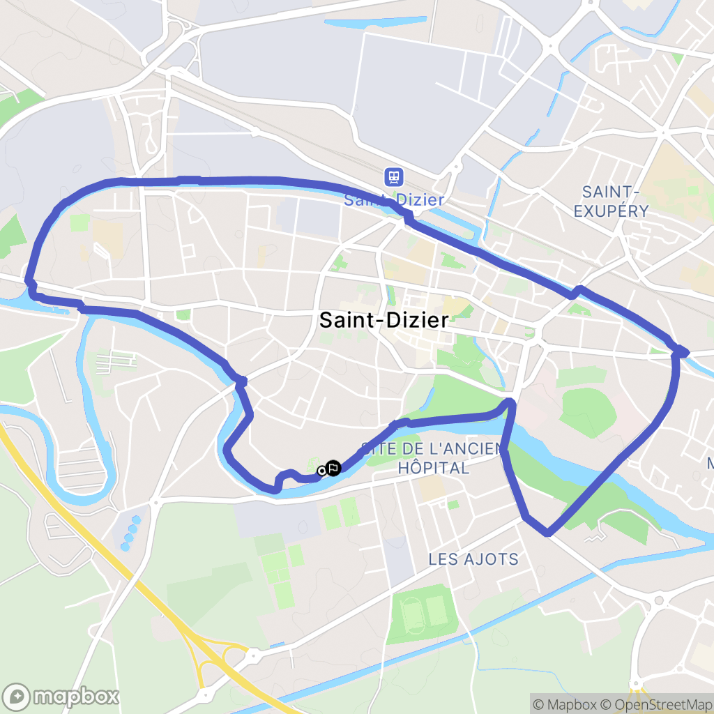 Saint-Dizier: routekaart voor buitenactiviteiten - France