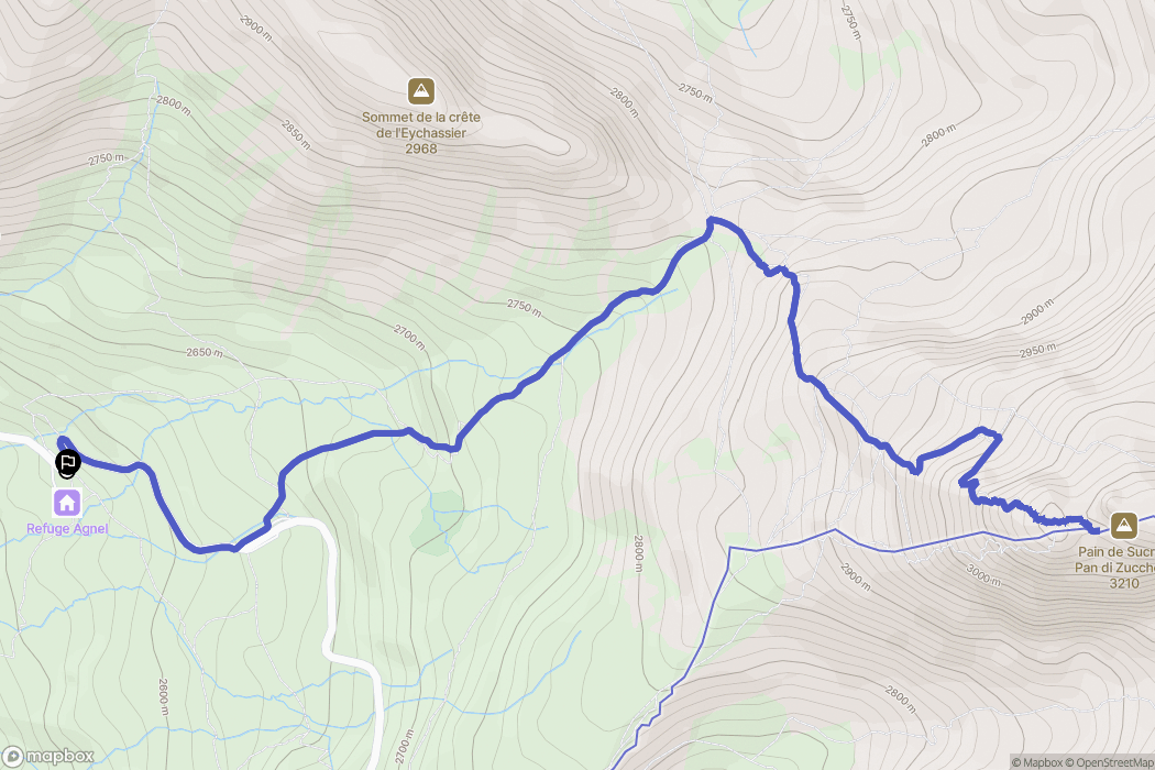 Molines-en-Queyras: routekaart voor buitenactiviteiten - France