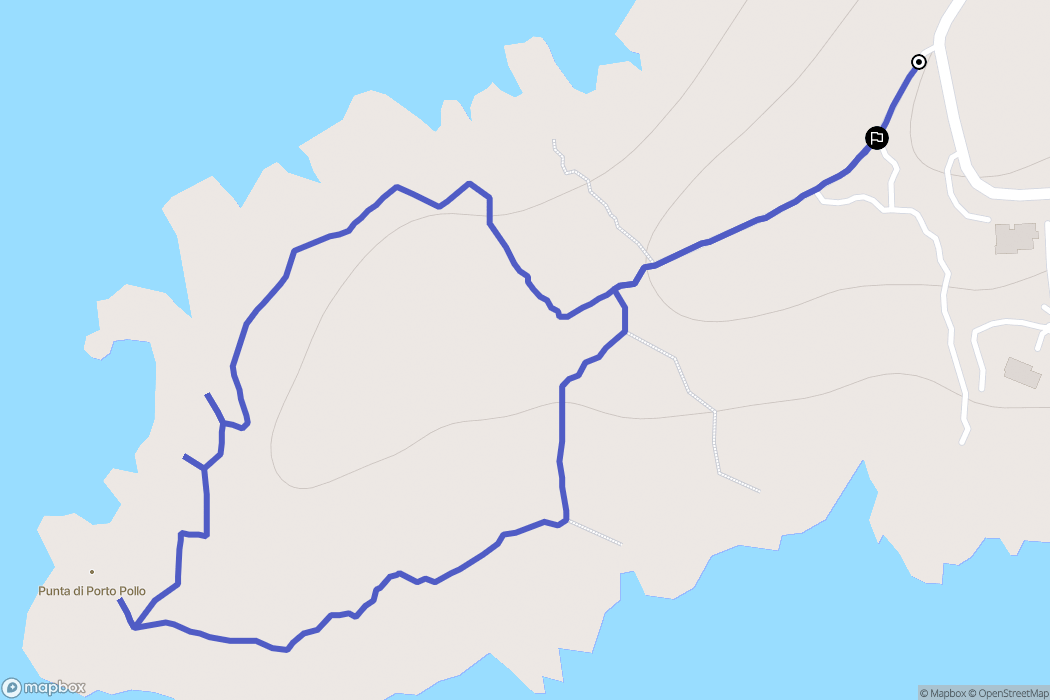 Serra-di-Ferro : carte du parcours de randonnée - France