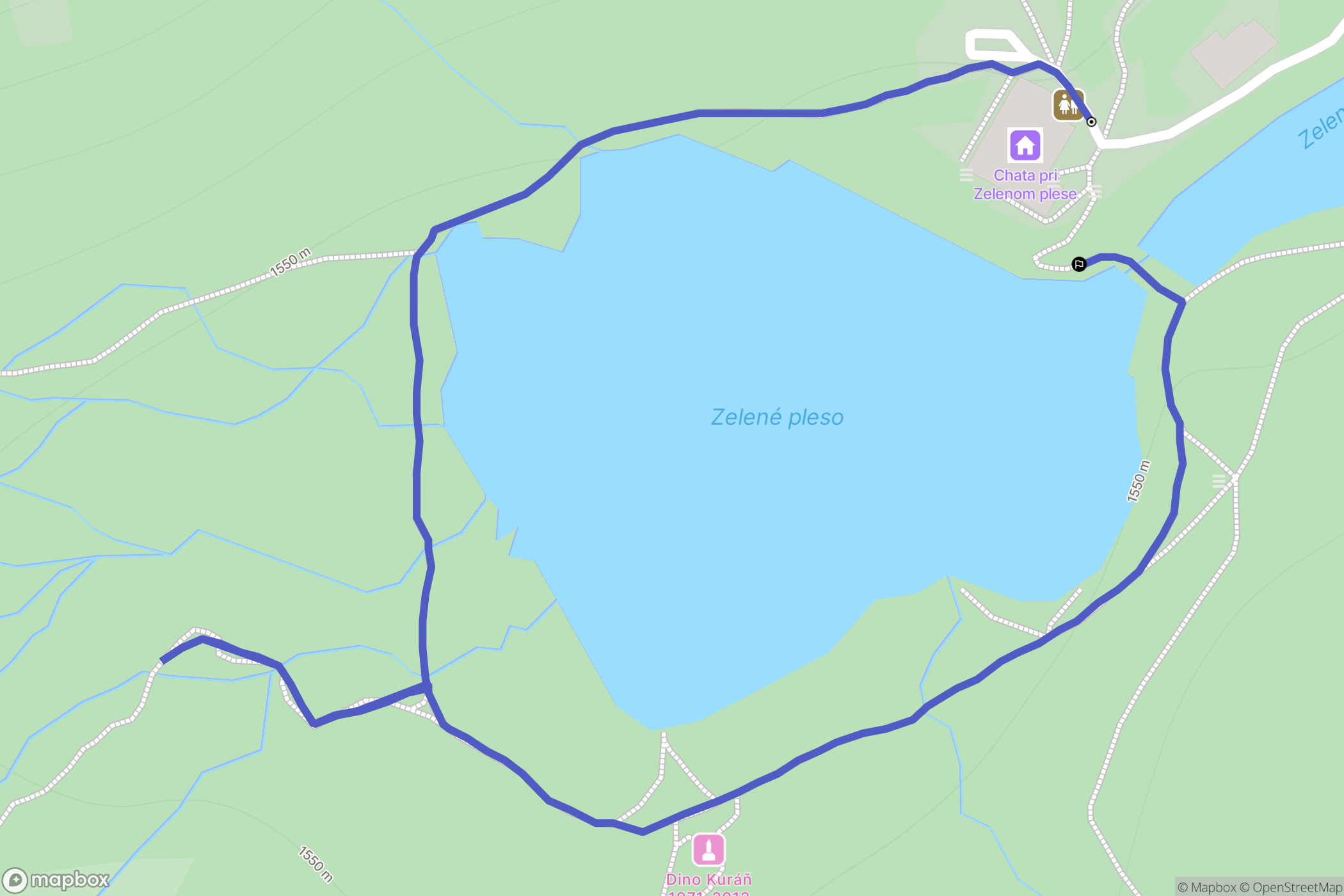 Vysoké Tatry: mapa trasy - Slovakia