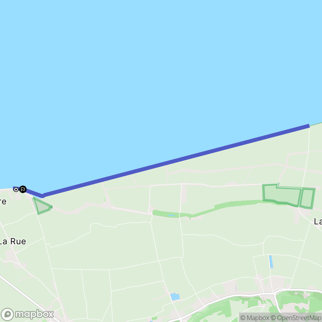 Cherrueix : carte du parcours de randonnée - France