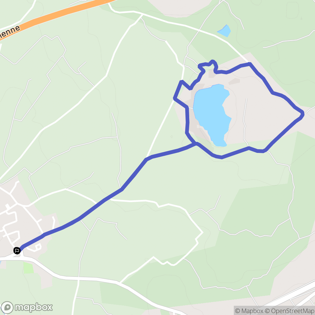 Loupian : carte du parcours de randonnée - France