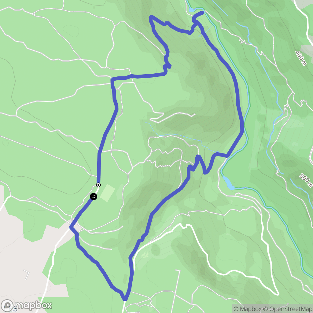 Montauroux : carte du parcours de randonnée - France