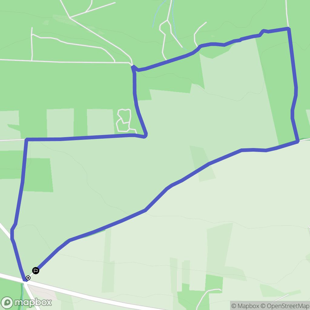 Argol : carte du parcours de randonnée - France