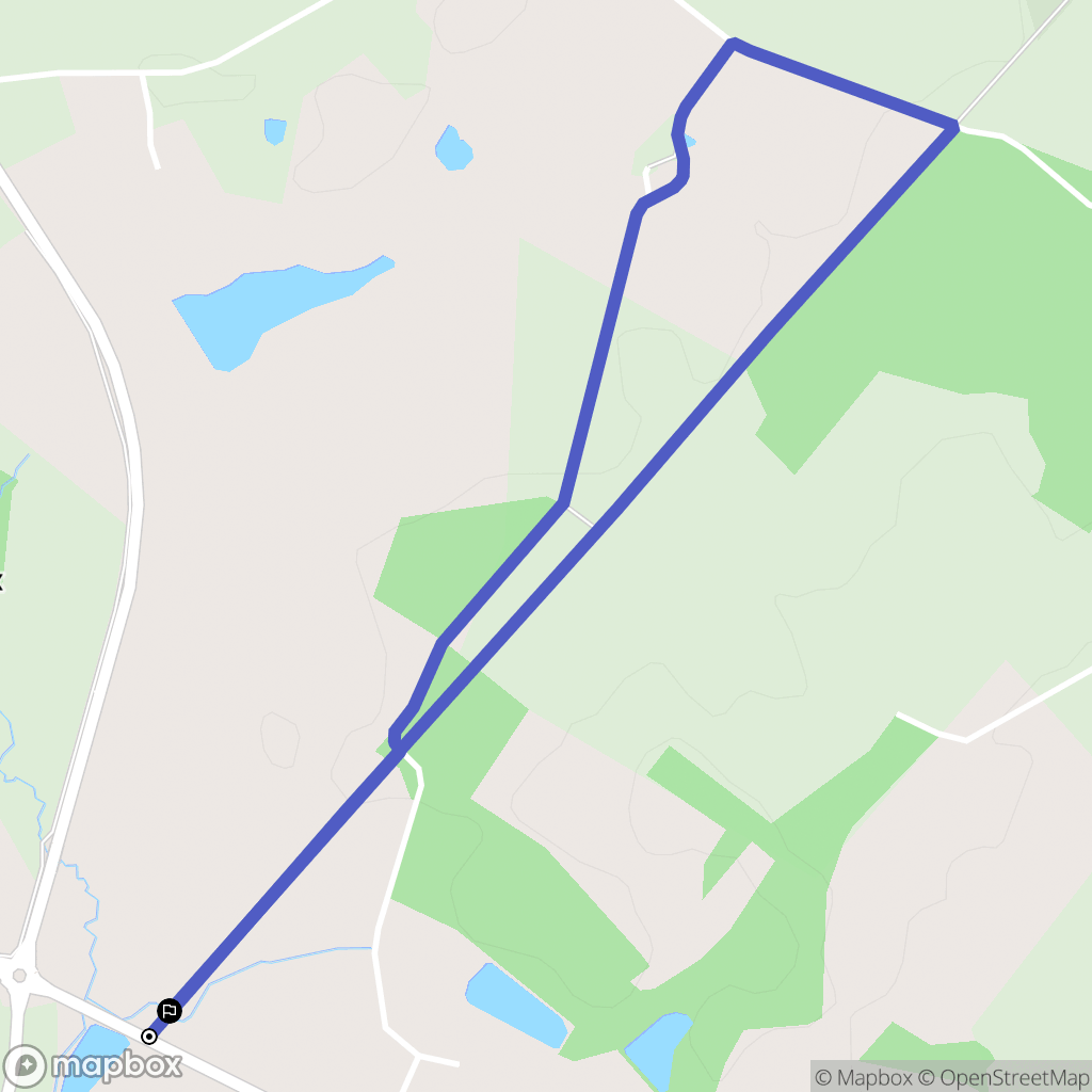 Montmorillon : carte du parcours de randonnée - France