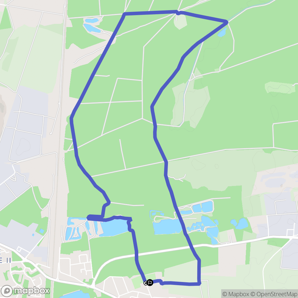 Richwiller : carte du parcours de randonnée - France