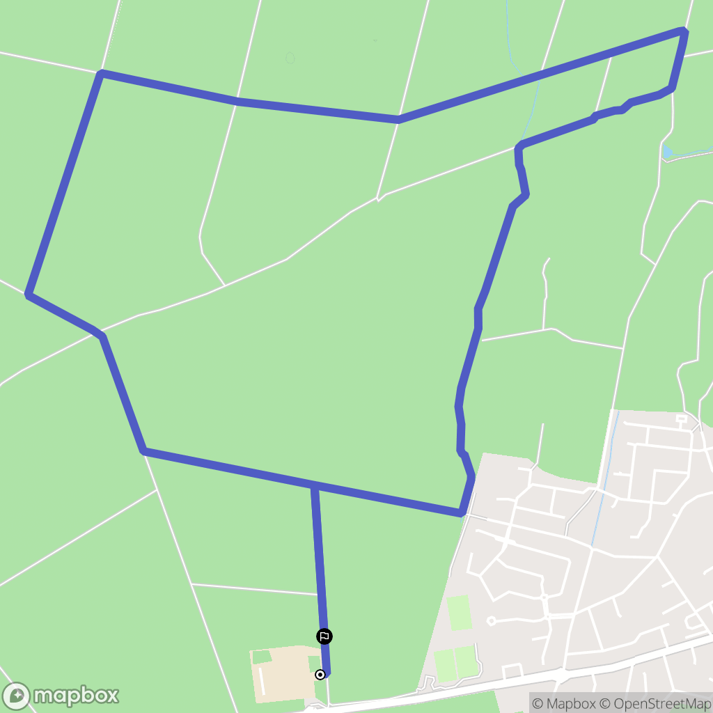 Saint-Jean-d'Illac : carte du parcours de randonnée - France