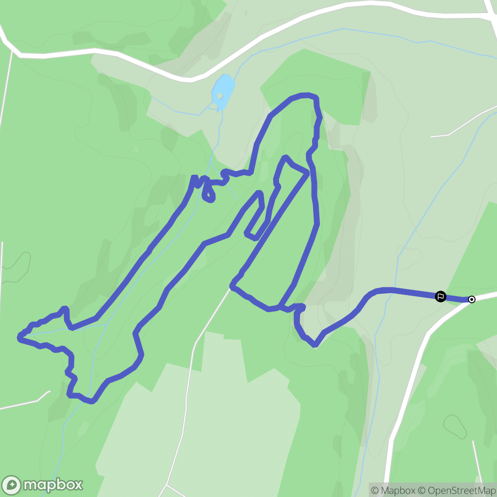 Rolampont : carte du parcours de randonnée - France