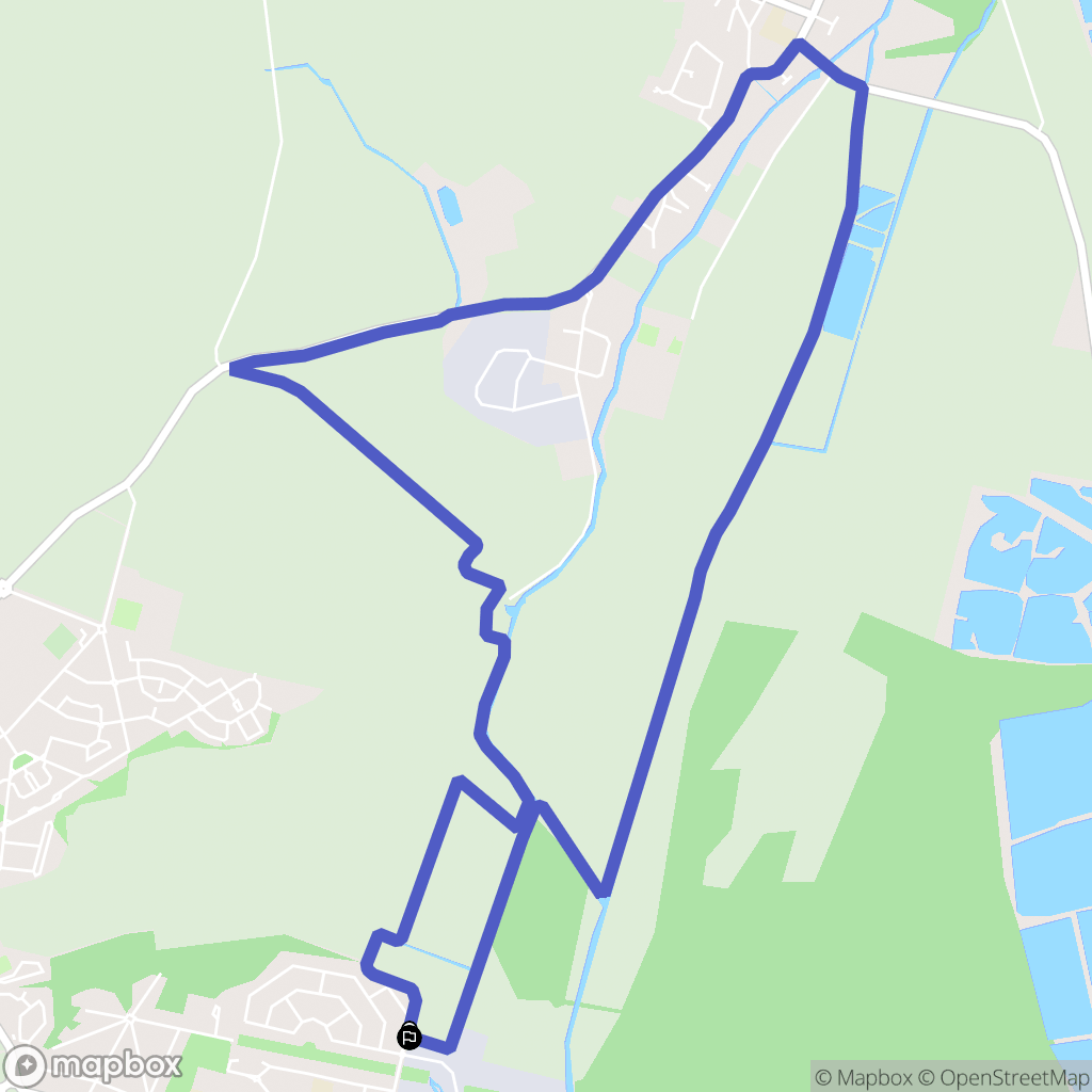 Chevigny-Saint-Sauveur : carte du parcours de randonnée - France