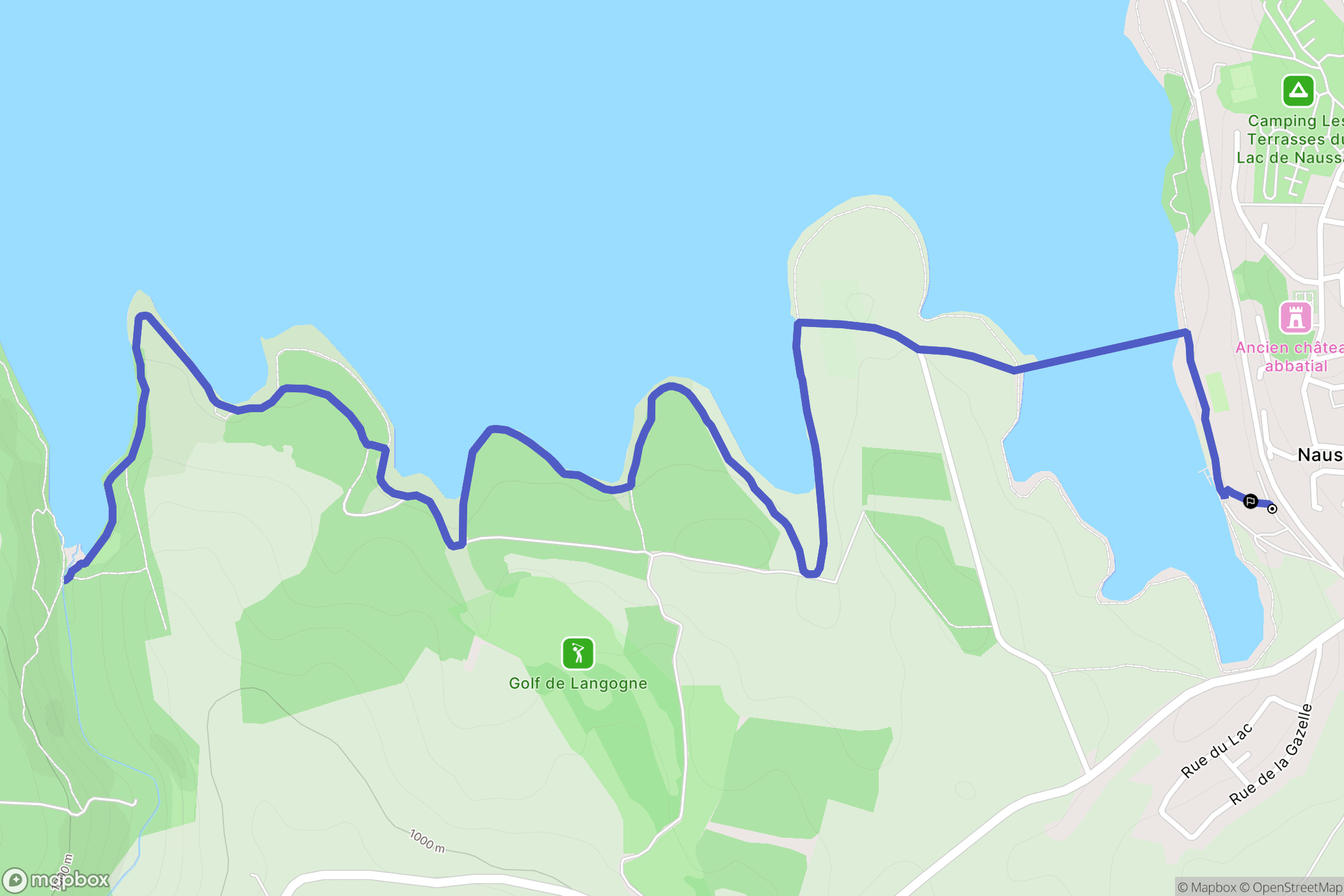 Naussac-Fontanes: routekaart voor buitenactiviteiten - France