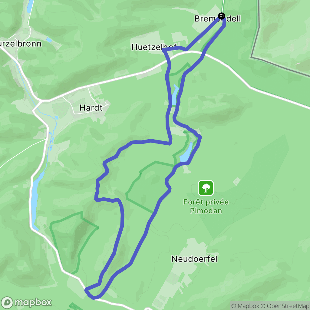 Sturzelbronn : carte du parcours de randonnée - France