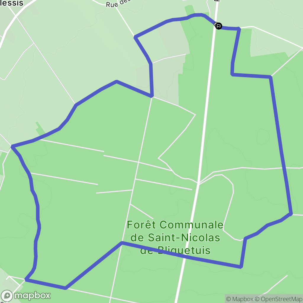 Arelaune-en-Seine : carte du parcours de randonnée - France