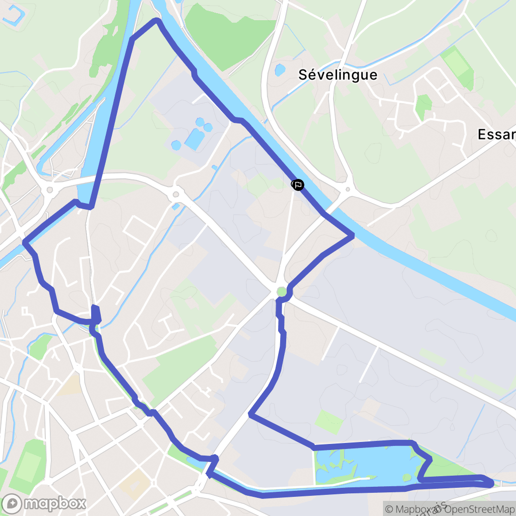 Essars : carte du parcours de randonnée - France