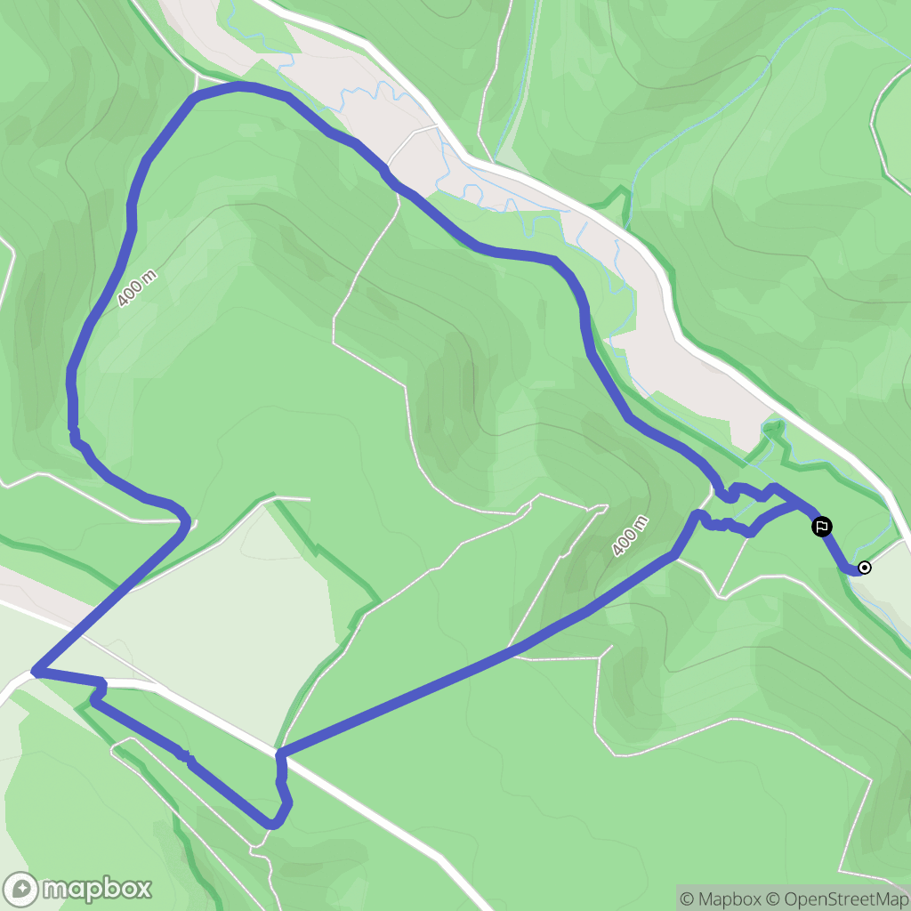Messigny-et-Vantoux : carte du parcours de randonnée - France