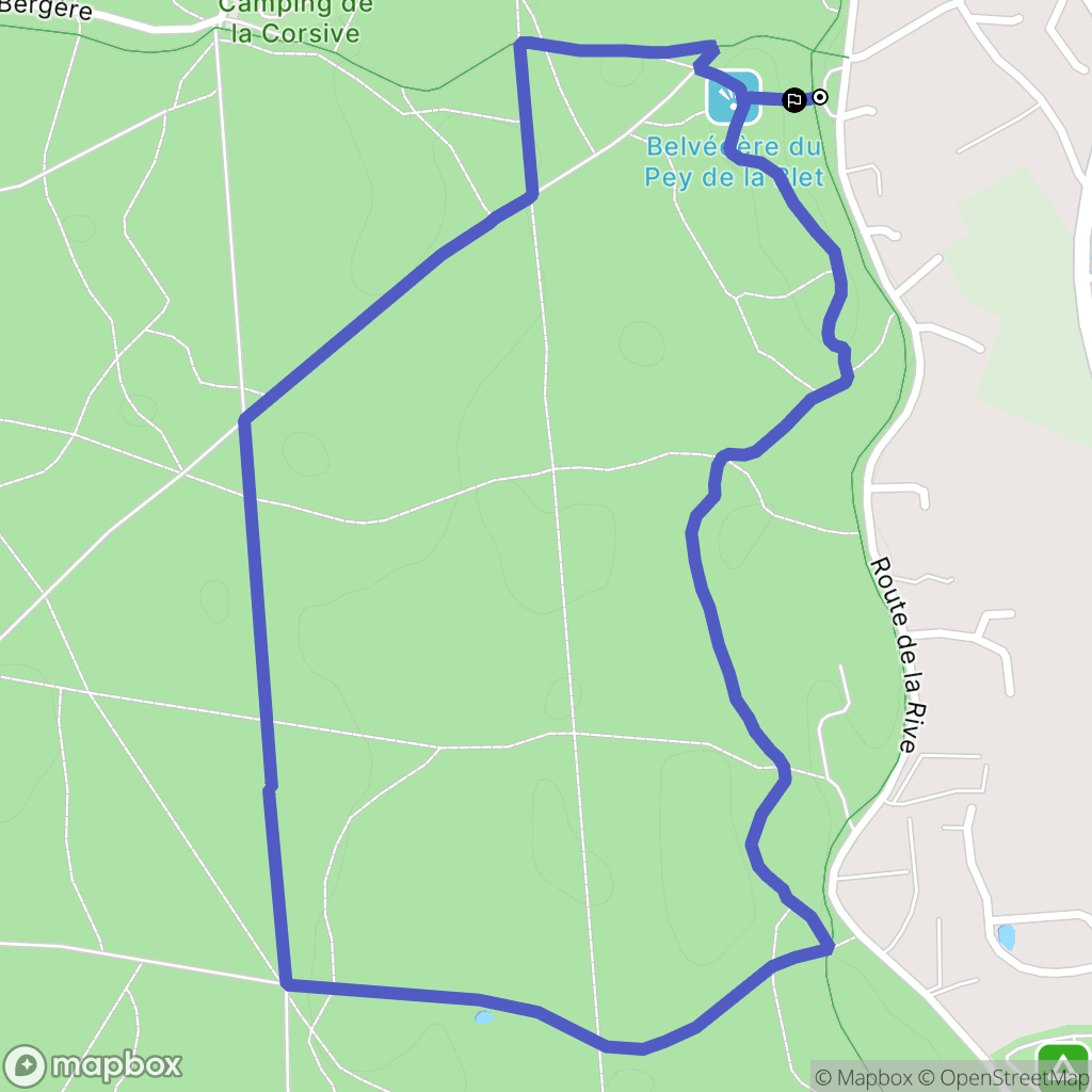 La Barre-de-Monts : carte du parcours de randonnée - France