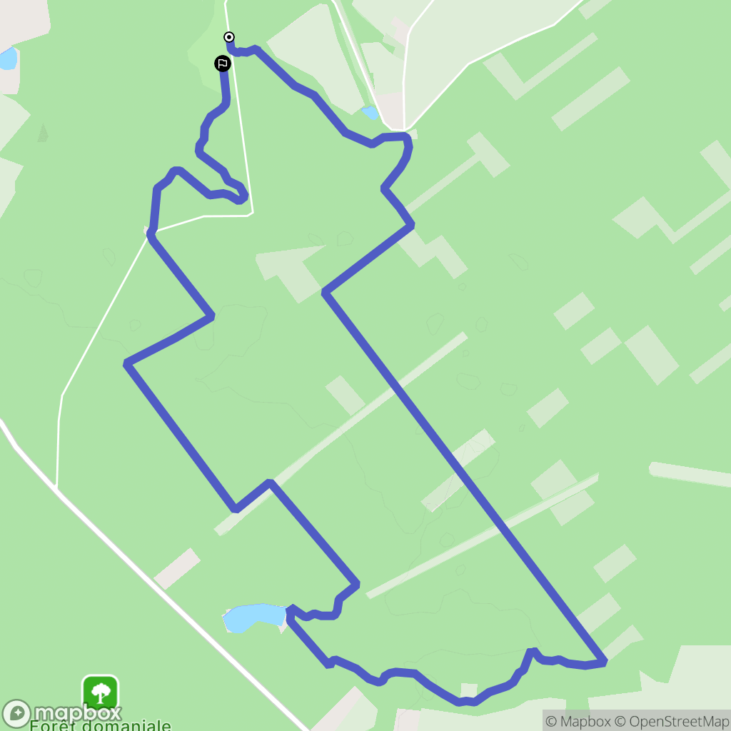 Montaigut-sur-Save : carte du parcours de randonnée - France