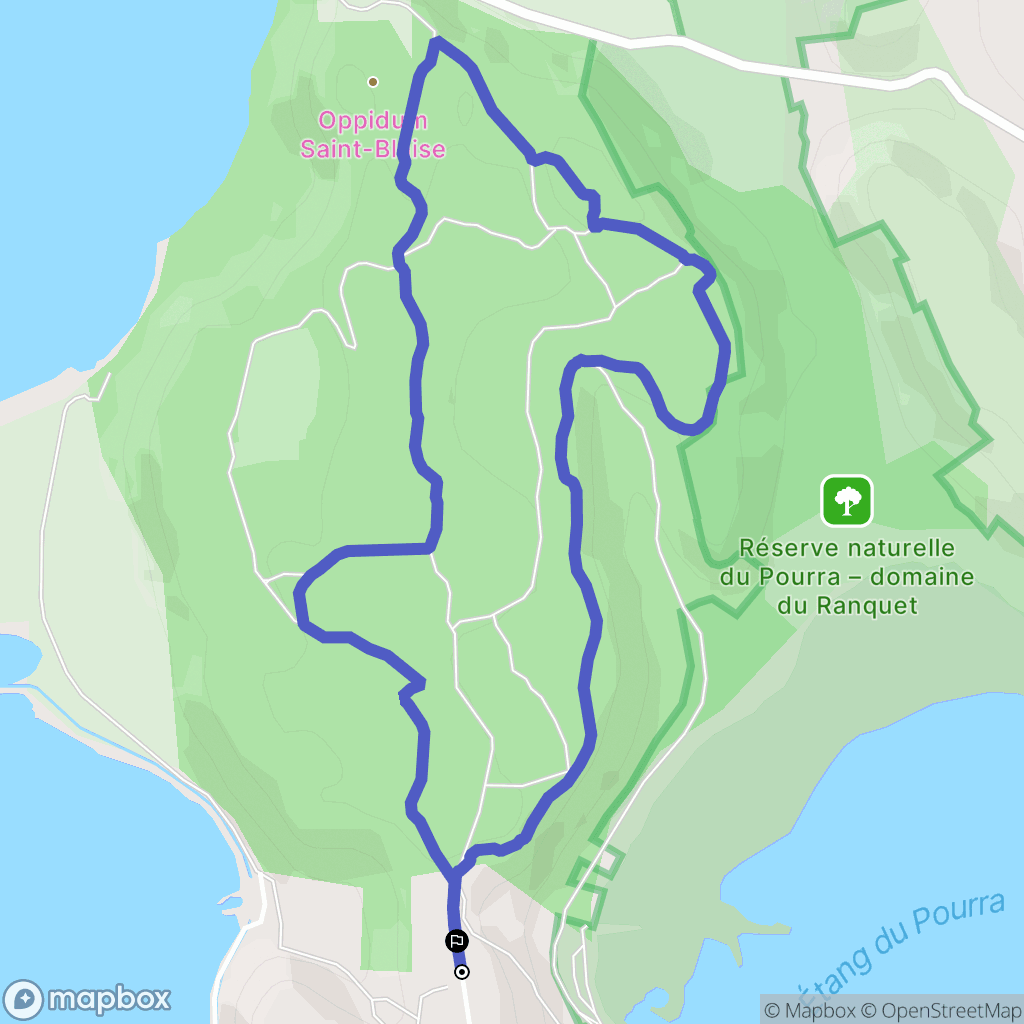 Port-de-Bouc : carte du parcours de randonnée - France