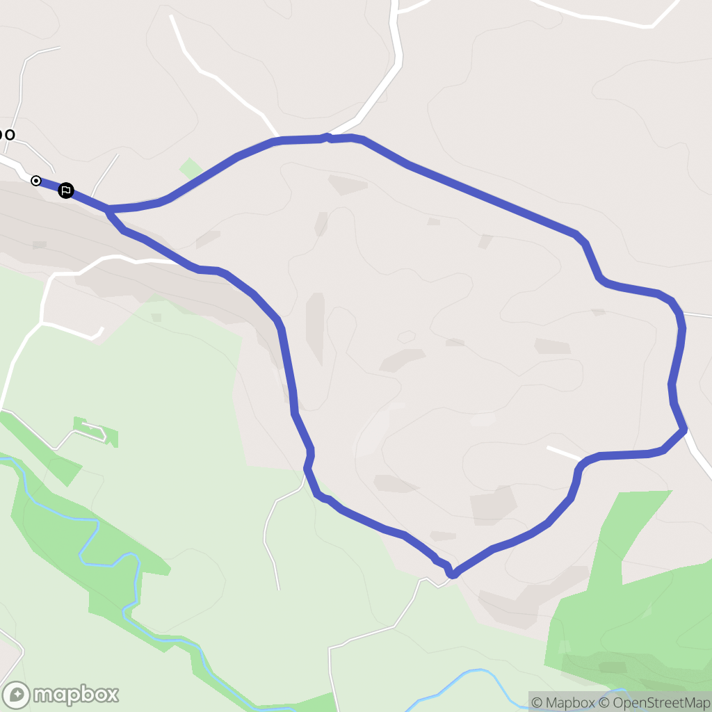 Pimbo : carte du parcours de randonnée - France