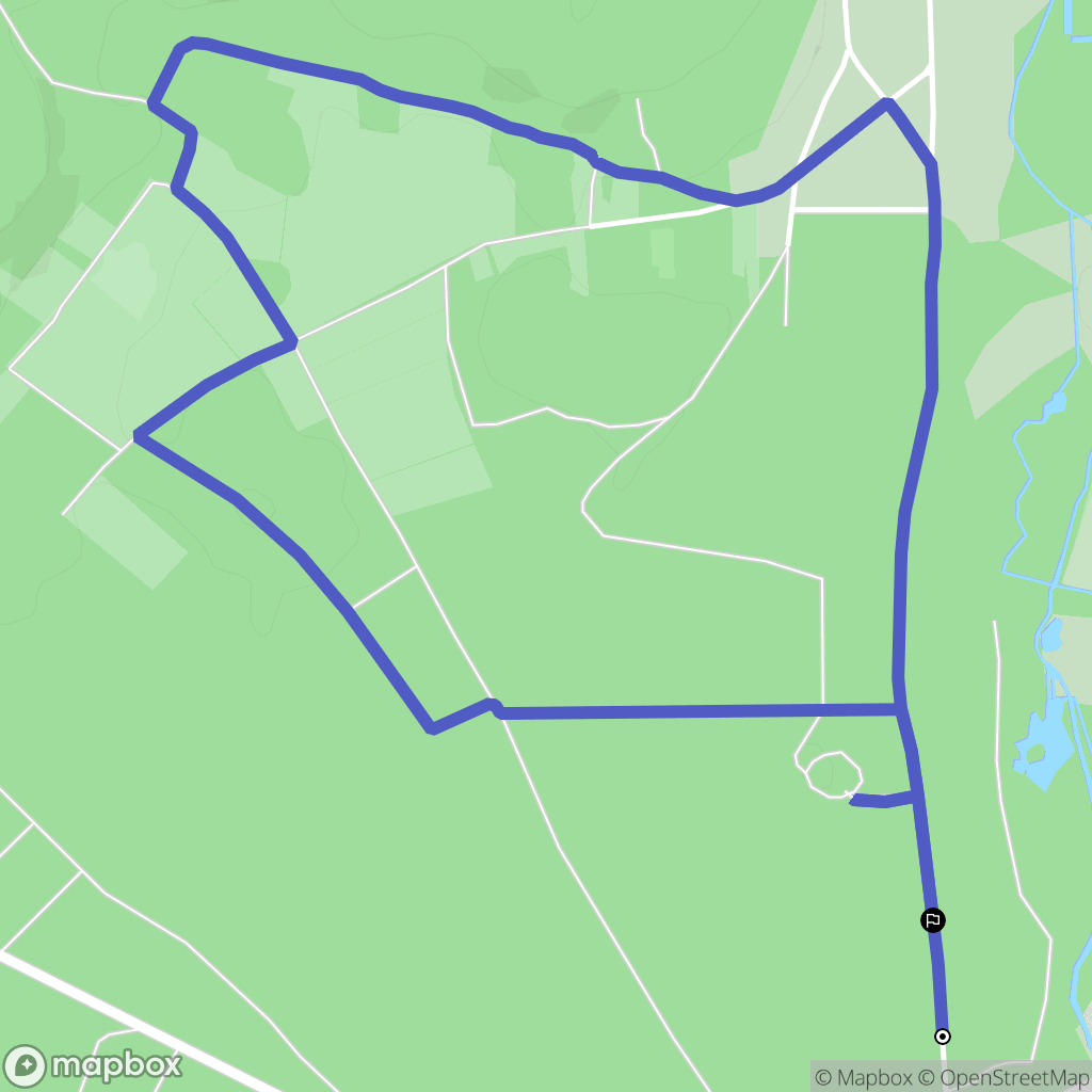 Milly-la-Forêt : carte du parcours de randonnée - France