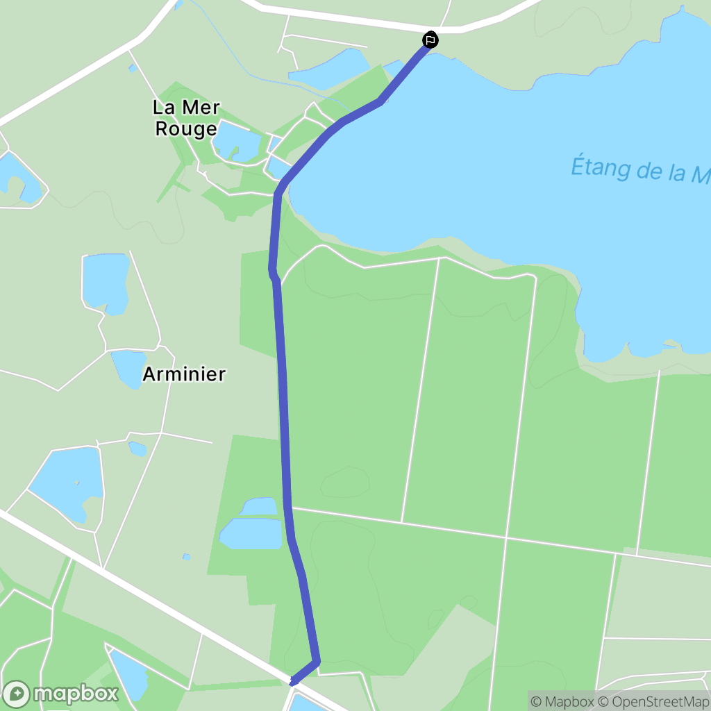 Rosnay : carte du parcours de randonnée - France