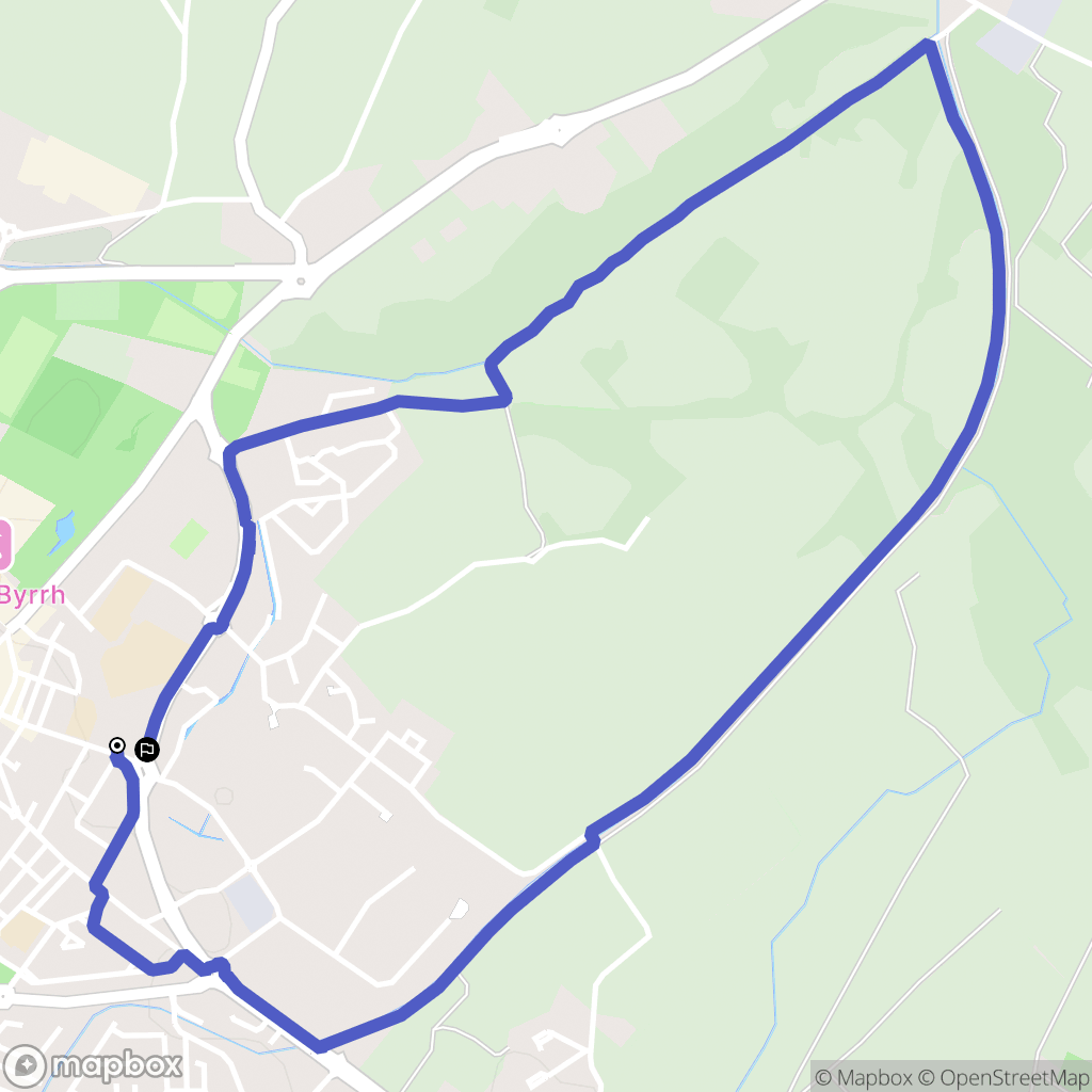 Thuir : carte du parcours de randonnée - France