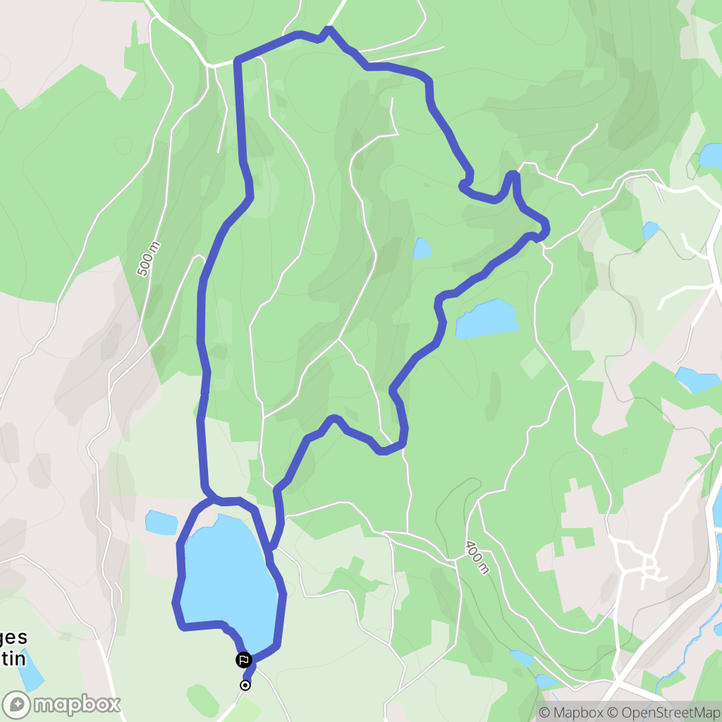 Bonnac-la-Côte : carte du parcours de randonnée - France