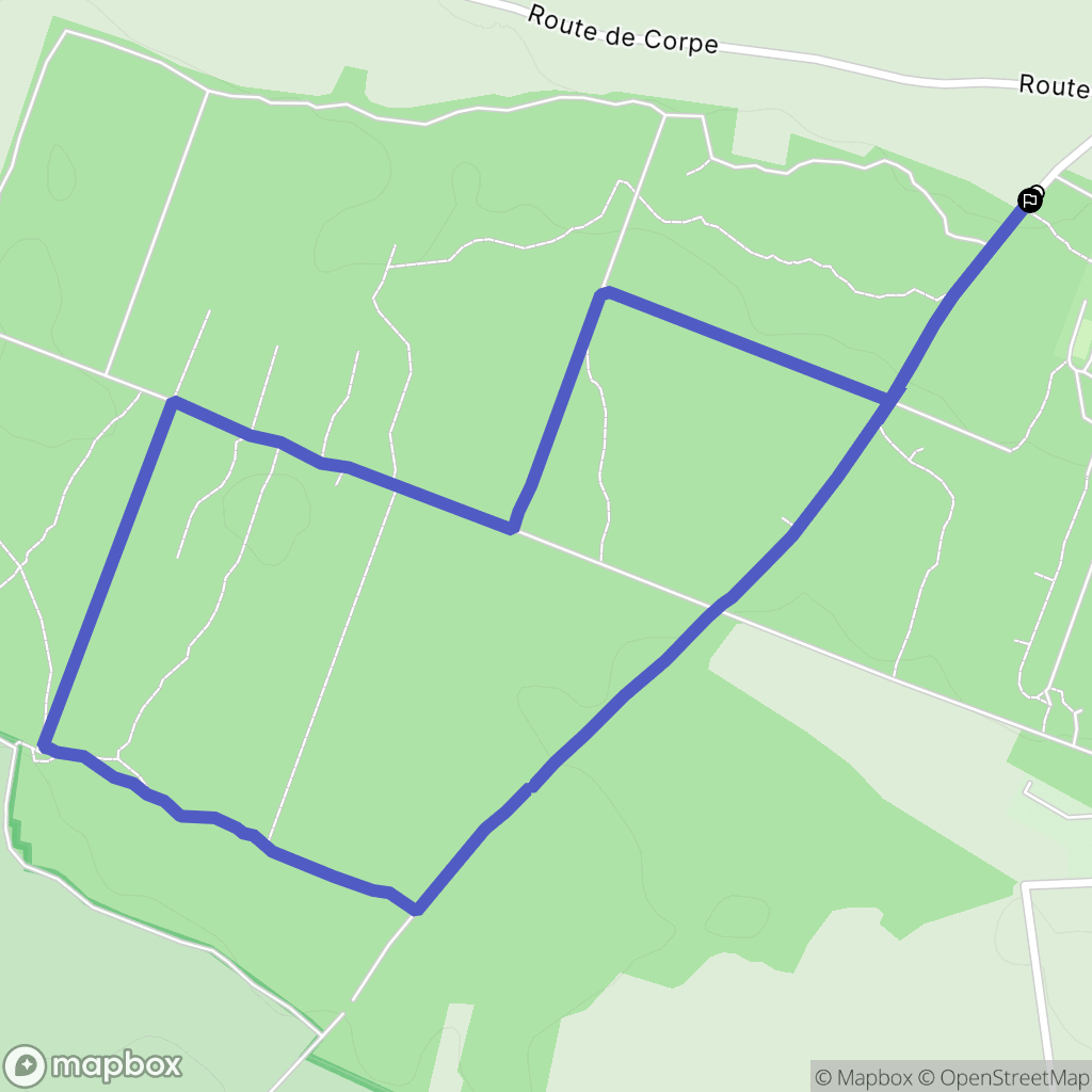 Sainte-Gemme-la-Plaine : carte du parcours de randonnée - France