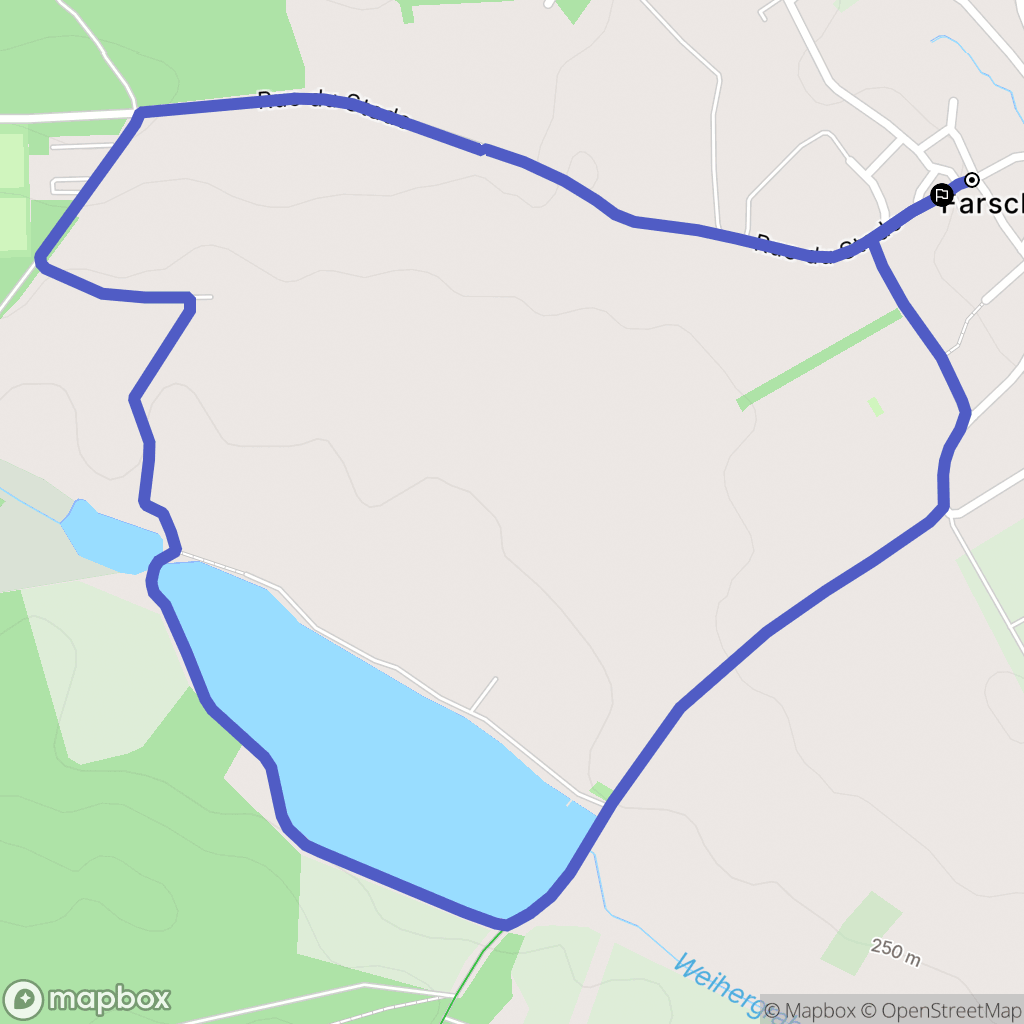 Farschviller : carte du parcours de randonnée - France