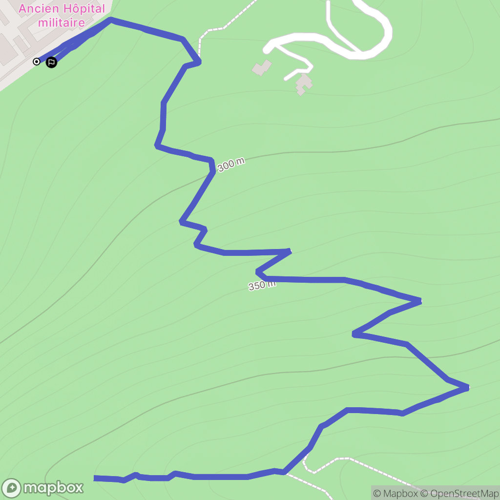 Amélie-les-Bains-Palalda : carte du parcours de randonnée - France