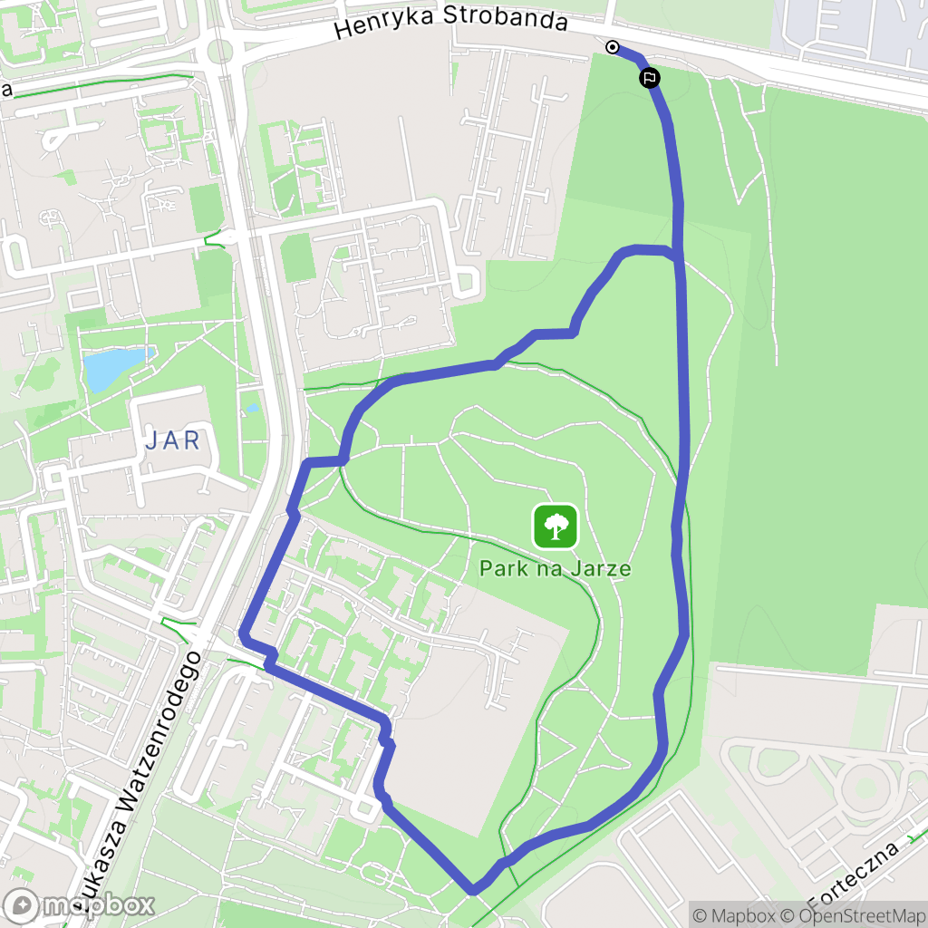 Toruń: mapa trasy - Poland