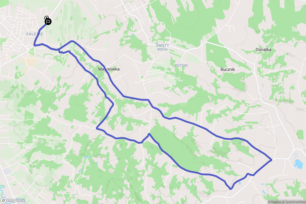 Rzeszów: mapa trasy - Poland