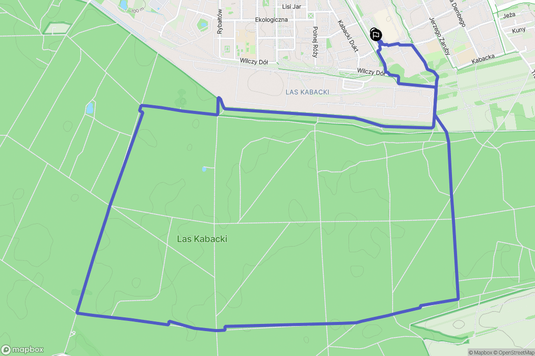 Warszawa: mapa trasy - Poland