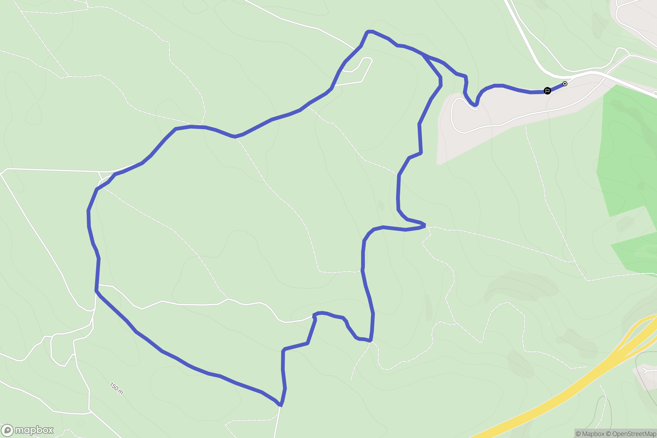 Ensuès-la-Redonne : carte du parcours de randonnée - France