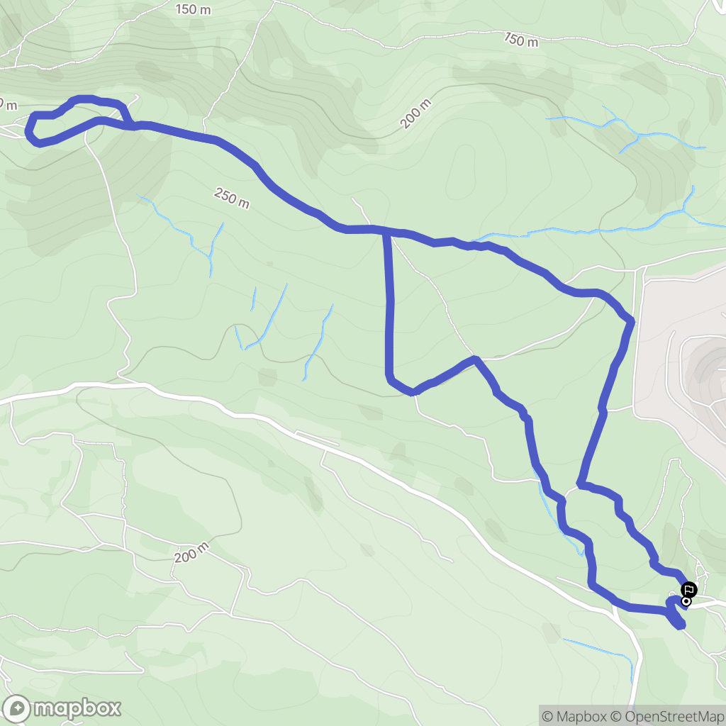 Baixas : carte du parcours de randonnée - France