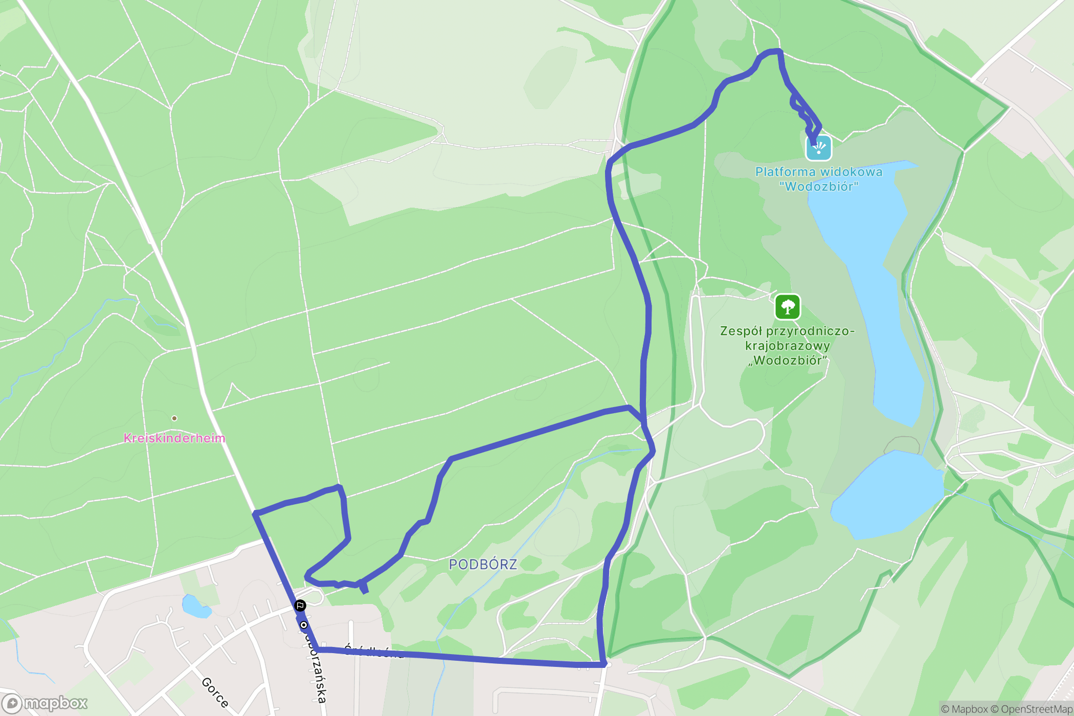 Szczecin: mapa trasy - Poland