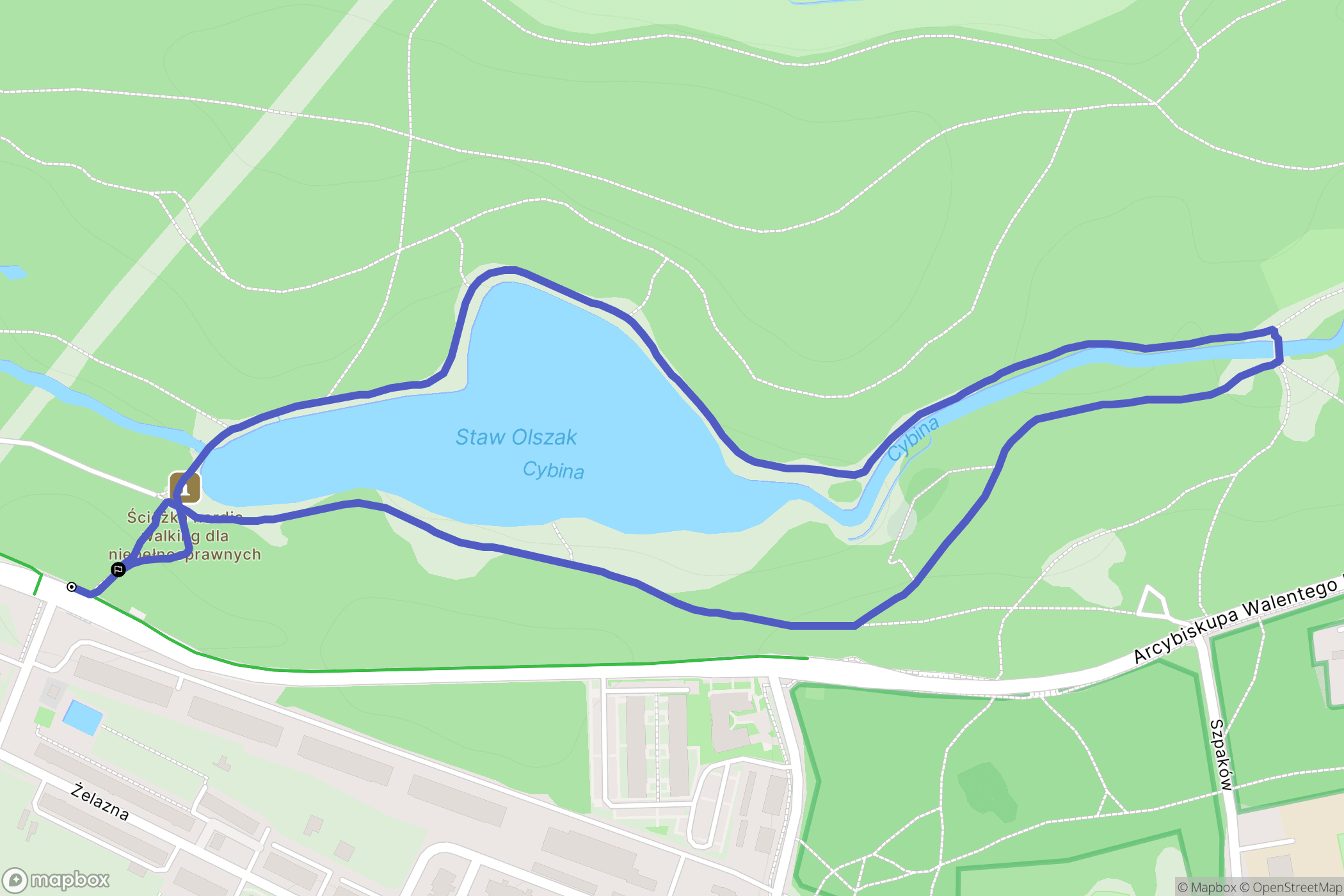 Poznań: mapa trasy - Poland