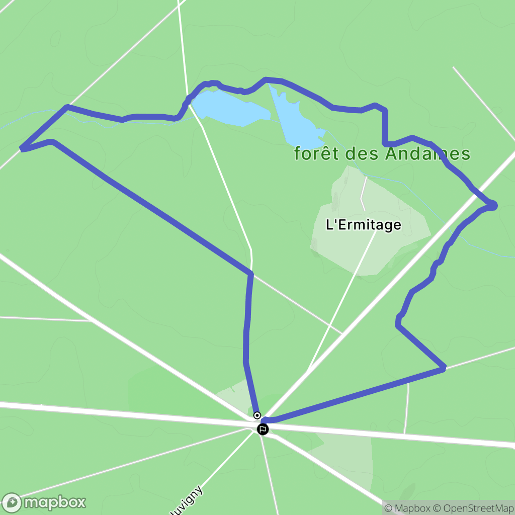 Champsecret : carte du parcours de randonnée - France