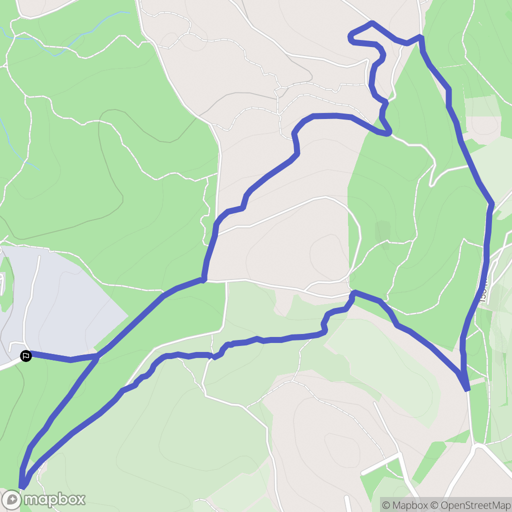 Saint-Vincent-de-Barbeyrargues : carte du parcours de randonnée - France