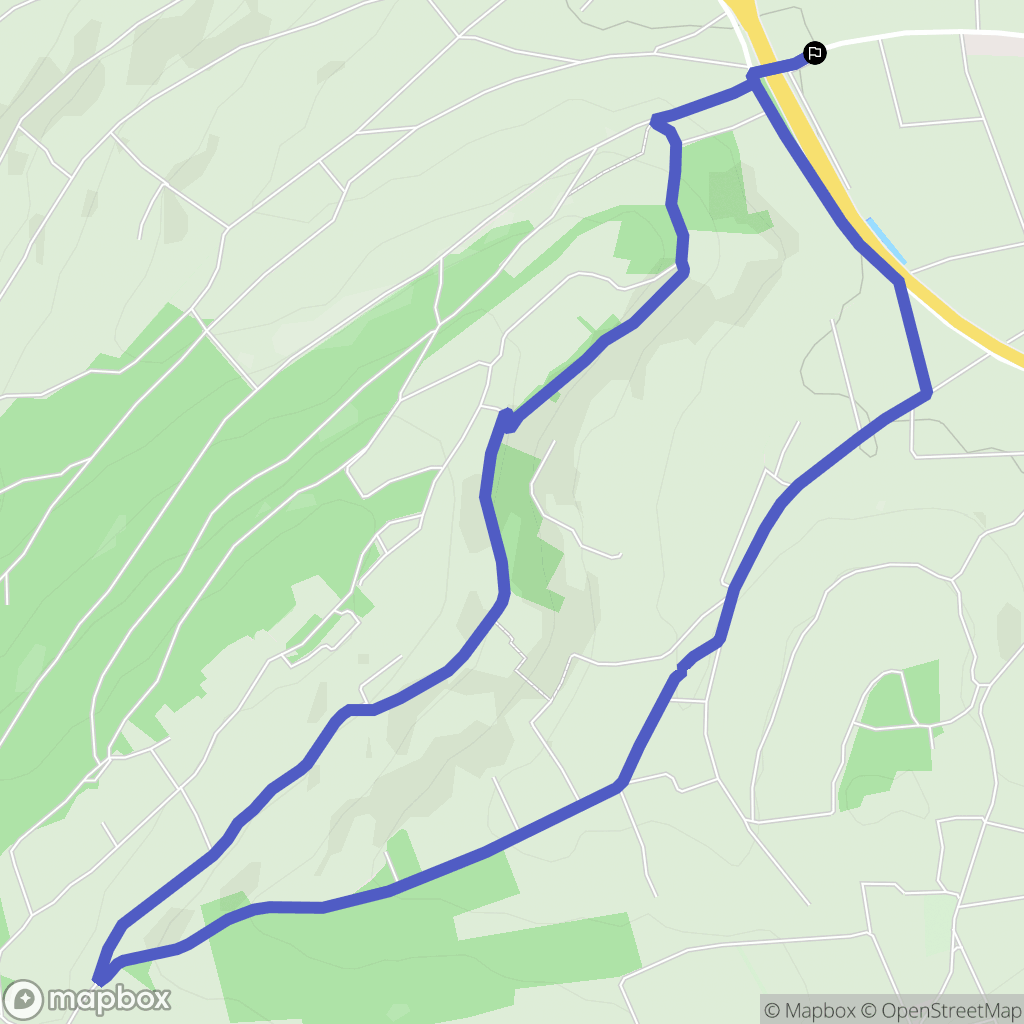 Dorlisheim : carte du parcours de randonnée - France