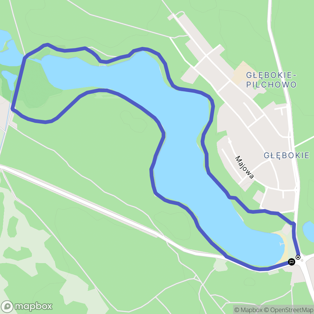 Szczecin: mapa trasy - Poland