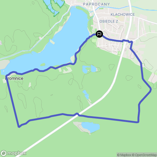 Tychy: mapa trasy - Poland