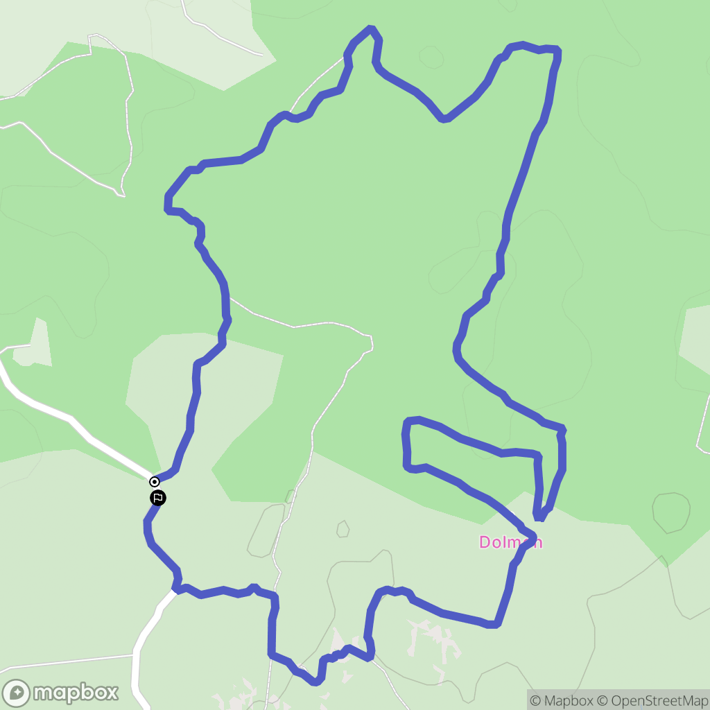 Lablachère : carte du parcours de randonnée - France