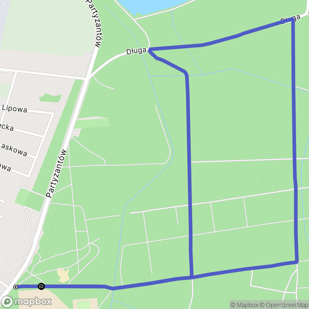 Mielec: mapa trasy - Poland