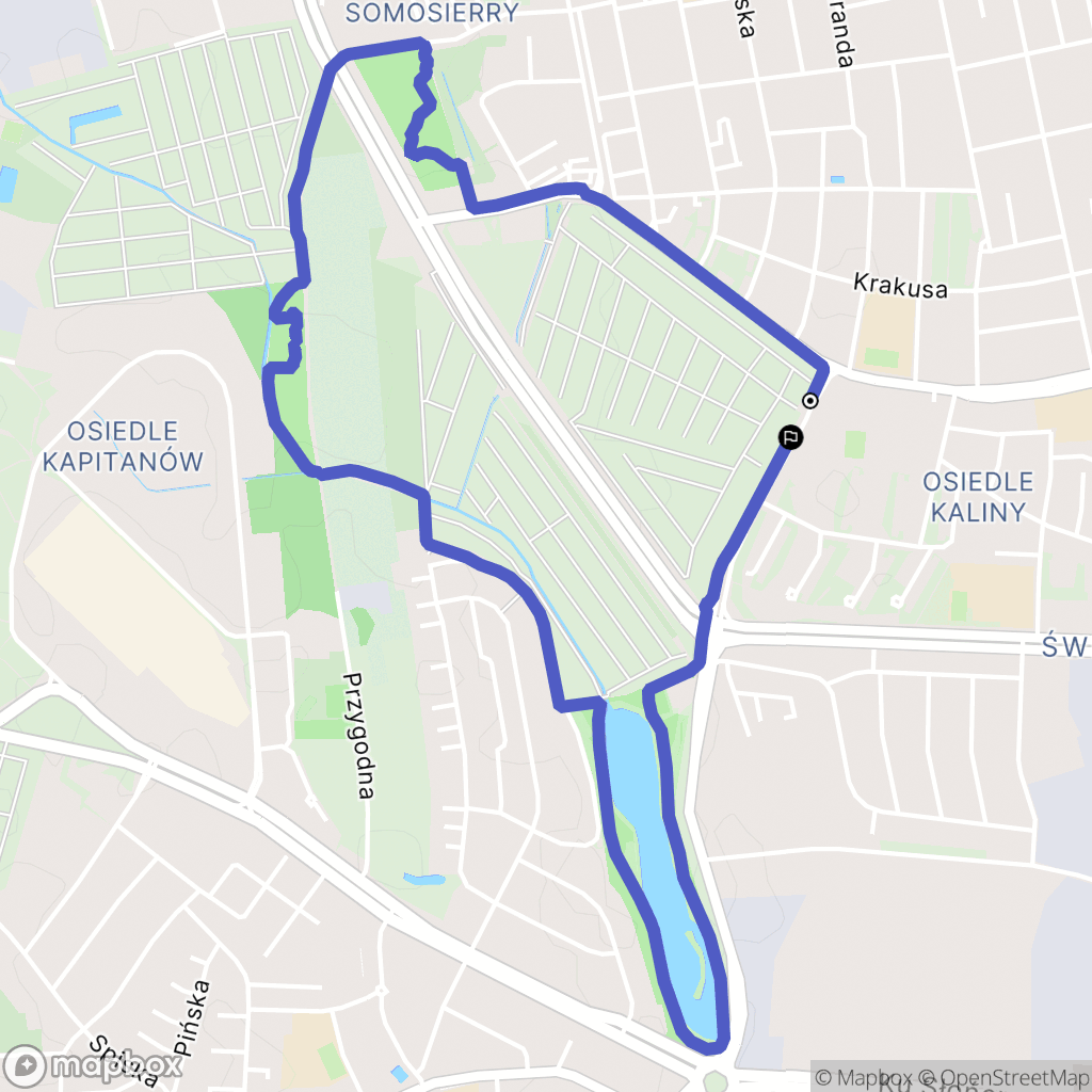 Szczecin: mapa trasy - Poland