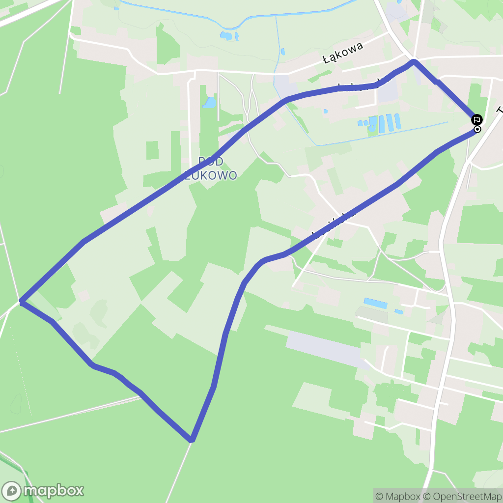 Czersk: mapa trasy - Poland