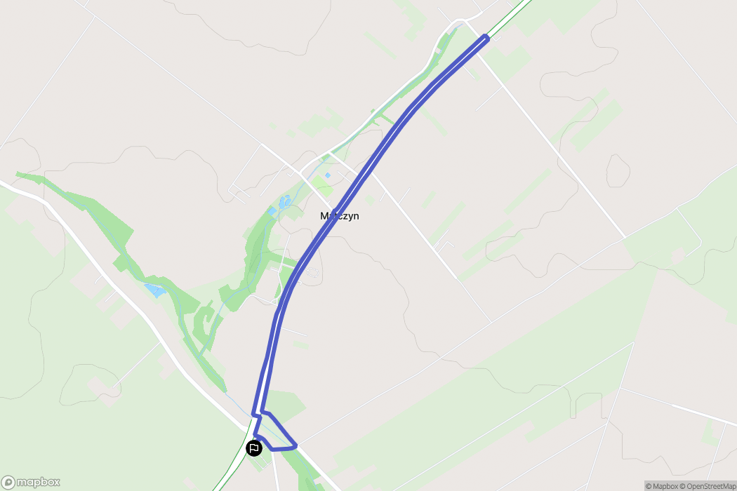 Podole: mapa trasy - Poland