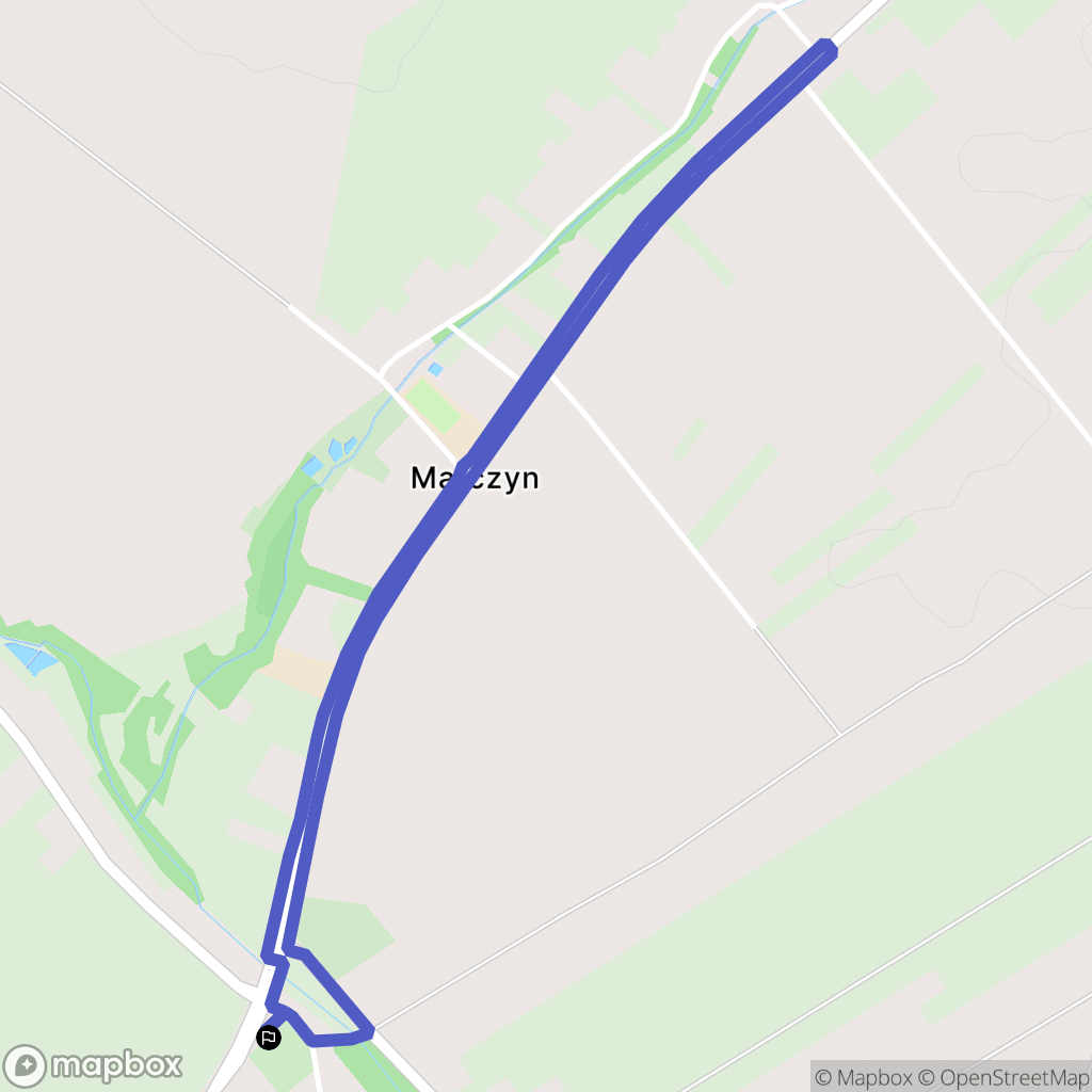 Podole: mapa trasy - Poland