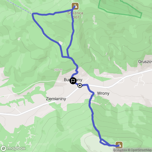 Gruszowiec: mapa trasy - Poland